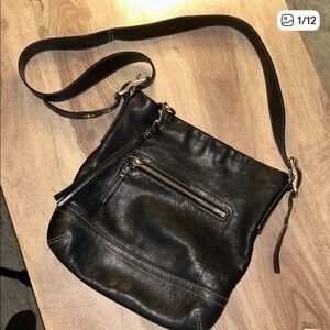 Coach Soho Black Leather Bag